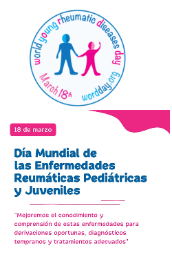 Cartel Día Mundial de las Enfermedades Reumaticas Pediátricas