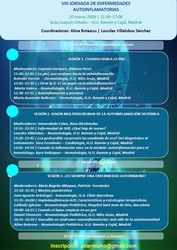 Cartel VIII Jornada Autoinflamatorias aval