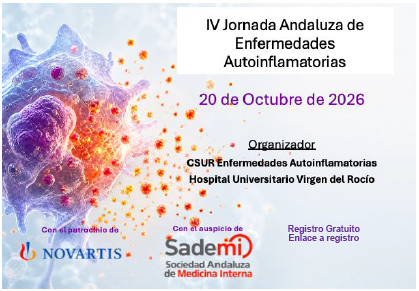IV Jornada Andaluzas enfermedades autoinflamatorias 2026