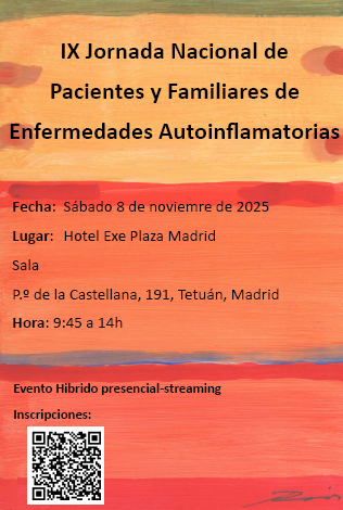 IX Jornada Nacional de Pacientes de FMF y Autoinflamatorias