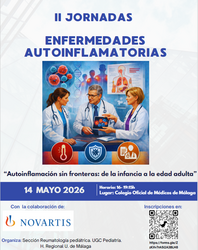 cartel jornadas autoinflamatorias. malaga. 2026